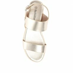 Bellissimo Flat Metallic Slingback Sandal - BELBAIZH29047 / 316 081 Sandals