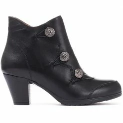 Bellissimo Heeled Leather Ankle Boot - BELAS30000 / 316 612 Boots