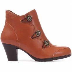 Bellissimo Heeled Leather Ankle Boot - BELAS30000 / 316 612 Boots