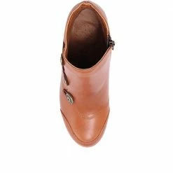 Bellissimo Heeled Leather Ankle Boot - BELAS30000 / 316 612 Boots