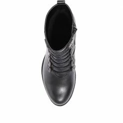 Bellissimo Boots Heeled Leather Ankle Boot - BELKARY30001 / 316 345 42 Bellissimo Boots Heeled Leather Ankle Boot - BELKARY30001 / 316 345