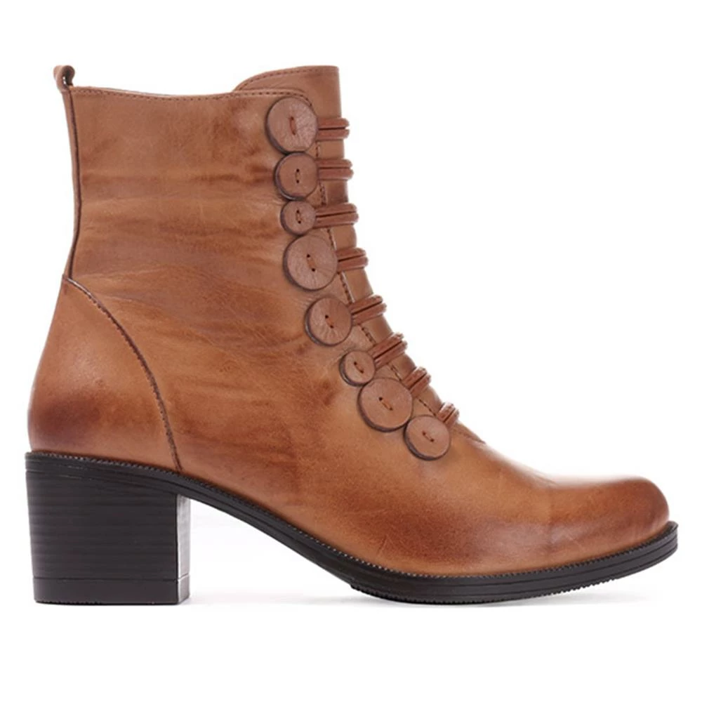 Bellissimo Boots Heeled Leather Ankle Boot - BELKARY30001 / 316 345 8 Bellissimo Boots Heeled Leather Ankle Boot - BELKARY30001 / 316 345