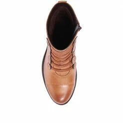 Bellissimo Boots Heeled Leather Ankle Boot - BELKARY30001 / 316 345 32 Bellissimo Boots Heeled Leather Ankle Boot - BELKARY30001 / 316 345