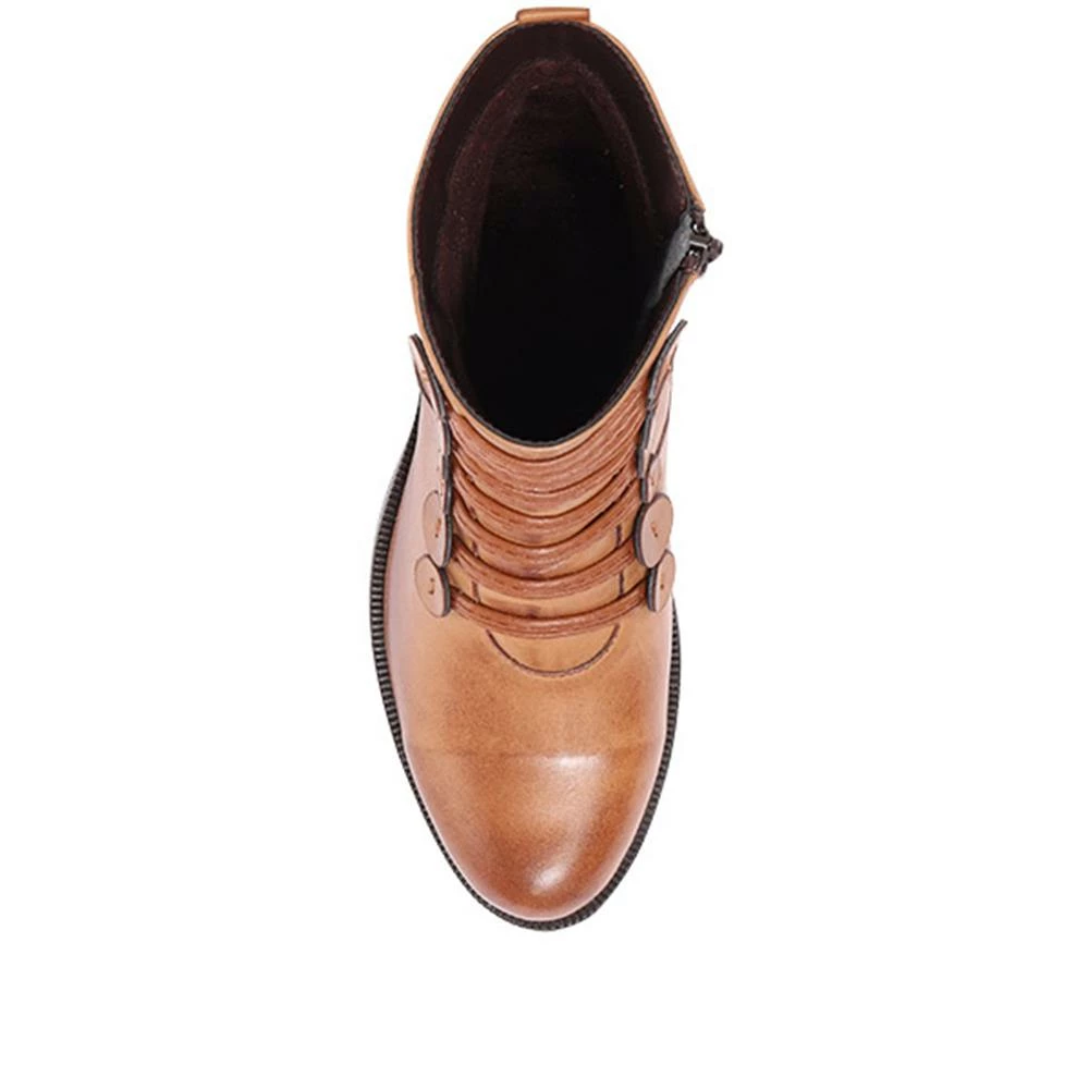 Bellissimo Boots Heeled Leather Ankle Boot - BELKARY30001 / 316 345 11 Bellissimo Boots Heeled Leather Ankle Boot - BELKARY30001 / 316 345