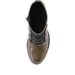 Bellissimo Boots Heeled Leather Ankle Boot - BELKARY30001 / 316 345 37 Bellissimo Boots Heeled Leather Ankle Boot - BELKARY30001 / 316 345