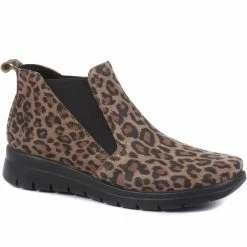 Fly Flot Leopard Print Chelsea Boots - FLY30000 / 315 741 / 315 741