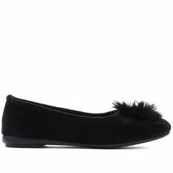 Pavers Full Slipper With Pom Pom - RELAX30013 / 316 398
