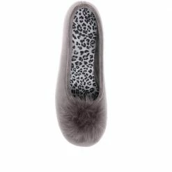 Pavers Full Slipper With Pom Pom - RELAX30013 / 316 398