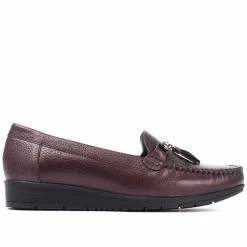 Pavers Shoes Wide Fit Classic Leather Moccasin - NAP28004 / 313 005 73 Pavers Shoes Wide Fit Classic Leather Moccasin - NAP28004 / 313 005
