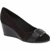 Bellissimo Nubuck Leather Wedge Pumps - BELBOT30008 / 316 265