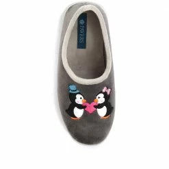Pavers Wide Fit Novelty Slippers - KOY30011 / 316 681