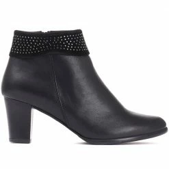 Pavers Embellished Leather Ankle Boot - OZKAN30000 / 317 041 Boots 9 Pavers Embellished Leather Ankle Boot - OZKAN30000 / 317 041 Boots