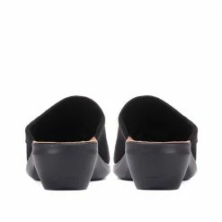 Fly Flot Wide Fit Embroidered Mule Slippers - FLY30008 / 315 802