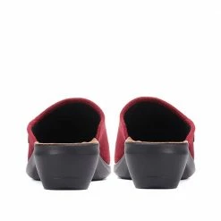 Fly Flot Wide Fit Embroidered Mule Slippers - FLY30008 / 315 802