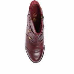 Kinloch Heeled Leather Ankle Boot - VITA30501 / 316 762 Boots