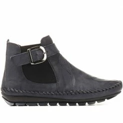 Kinloch Pull-On Leather Ankle Boot - SIMIN30500 / 316 979 Boots