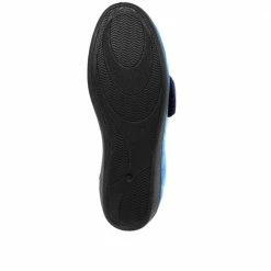 Pavers Ladies Embroidered Easy Fasten Slippers - QINGD30009 / 316 584 / 316 584