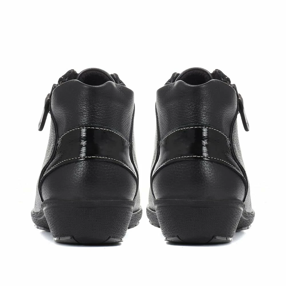Fly Flot Anatomic Lace-Up Leather Ankle Boots - CAL30502 / 316 608 4 Fly Flot Anatomic Lace-Up Leather Ankle Boots - CAL30502 / 316 608