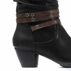 Pavers Boots Heeled Knee High Boot - SIN30002 / 316 570