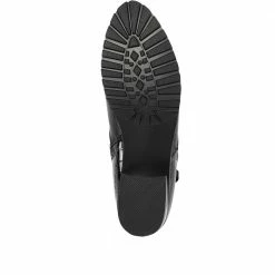 Bellissimo Croc Effect Low Heel Ankle Boot - BELWBI30020 / 316 547 Boots