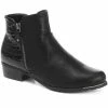Bellissimo Croc Effect Low Heel Ankle Boot - BELWBI30020 / 316 547 Boots
