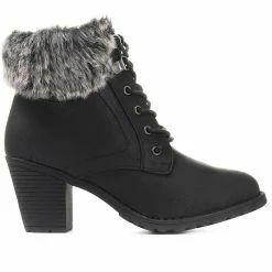 Pavers Boots Heeled Lace-Up Ankle Boot - WBINS30045 / 316 548