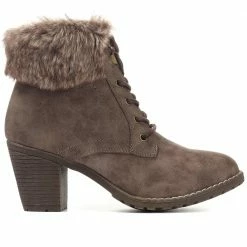 Pavers Boots Heeled Lace-Up Ankle Boot - WBINS30045 / 316 548