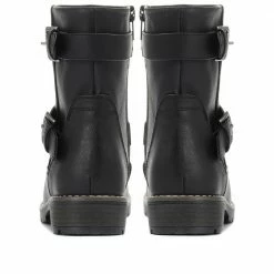 Pavers Wide Fit Mid-Calf Buckle Boot - WBINS30007 / 316 202