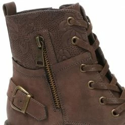 Pavers Floral Lace-Up Ankle Boots - WOIL30035 / 316 460