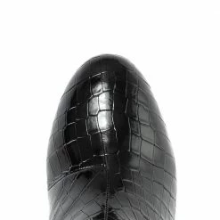 Bellissimo Croc Embossed Heeled Ankle Boot - BELTREN30003 / 316 247 Boots