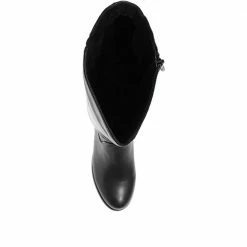 Pavers Knee High Boot With Stretch Calf Fit - WLIG30002 / 316 512