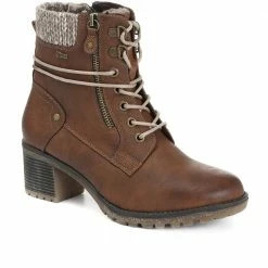 Relife By Pavers Wide Fit Lace-Up Ankle Boots - CENTR28502 / 312 860