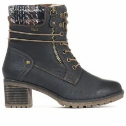 Relife By Pavers Wide Fit Lace-Up Ankle Boots - CENTR28502 / 312 860