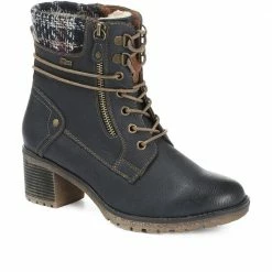 Relife By Pavers Wide Fit Lace-Up Ankle Boots - CENTR28502 / 312 860