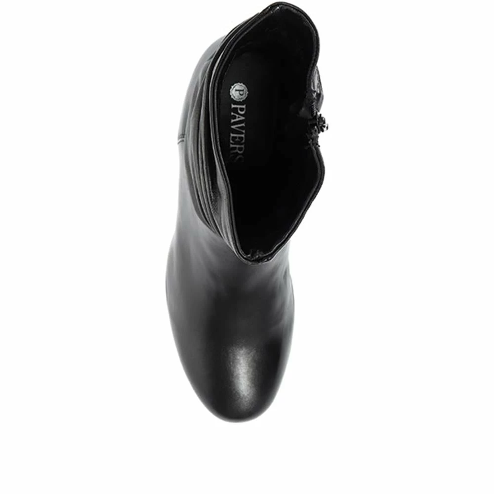 Pavers Leather Slouch Ankle Boots - RNB30015 / 316 508 5 Pavers Leather Slouch Ankle Boots - RNB30015 / 316 508