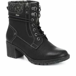 Relife By Pavers Wide Fit Lace-Up Ankle Boots - CENTR28502 / 312 860