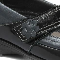 Fly Flot Shoes Wide Fit Leather Mary Jane - CAL1805 / 145 968