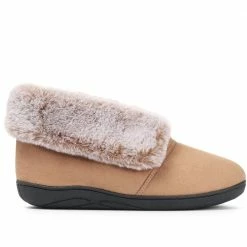 Pavers Wide Fit Faux Fur Slipper Boots - QING30010 / 316 531