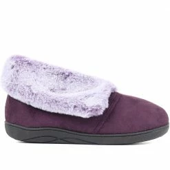 Pavers Wide Fit Faux Fur Slipper Boots - QING30010 / 316 531