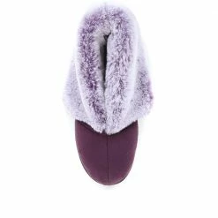 Pavers Wide Fit Faux Fur Slipper Boots - QING30010 / 316 531