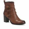 Bellissimo Heeled Leather Ankle Boot - BELNEEL30000 / 316 803 Boots