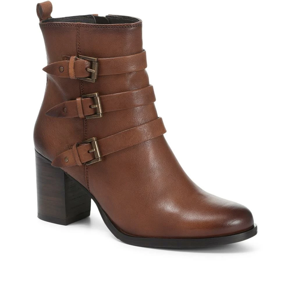 Bellissimo Heeled Leather Ankle Boot - BELNEEL30000 / 316 803 Boots 2 Bellissimo Heeled Leather Ankle Boot - BELNEEL30000 / 316 803 Boots