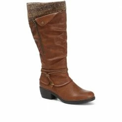 Pavers Wide Leg Knee High Boot - WBINS30034 / 316 463 Boots