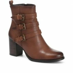 Bellissimo Heeled Leather Ankle Boot - BELNEEL30000 / 316 803 Boots 9 Bellissimo Heeled Leather Ankle Boot - BELNEEL30000 / 316 803 Boots