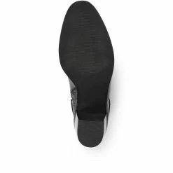 Pavers Boots Block Heel Leather Ankle Boot - KAPSO30000 / 316 672