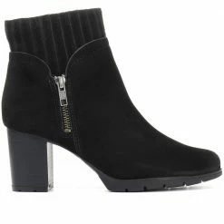 Bellissimo Heeled Suede Ankle Boot - BELBOT30007 / 316 264 Boots