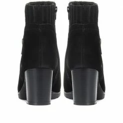 Bellissimo Heeled Suede Ankle Boot - BELBOT30007 / 316 264 Boots