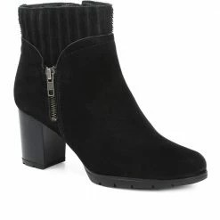 Bellissimo Heeled Suede Ankle Boot - BELBOT30007 / 316 264 Boots