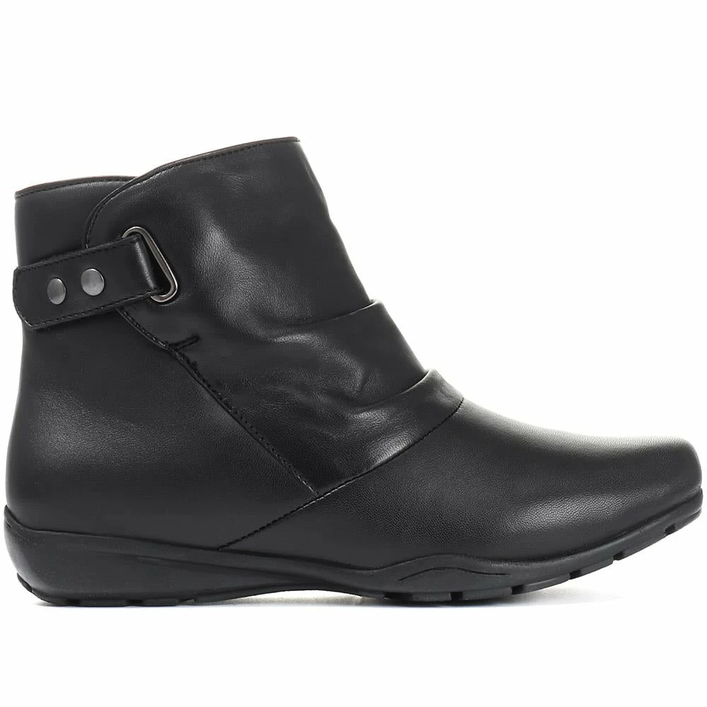 Pavers Touch Fastening Leather Ankle Boot - KEM30001 / 316 785 Boots 3 Pavers Touch Fastening Leather Ankle Boot - KEM30001 / 316 785 Boots