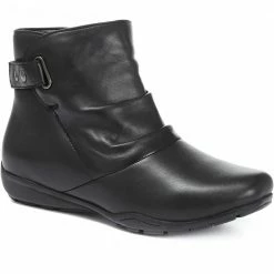 Pavers Touch Fastening Leather Ankle Boot - KEM30001 / 316 785 Boots